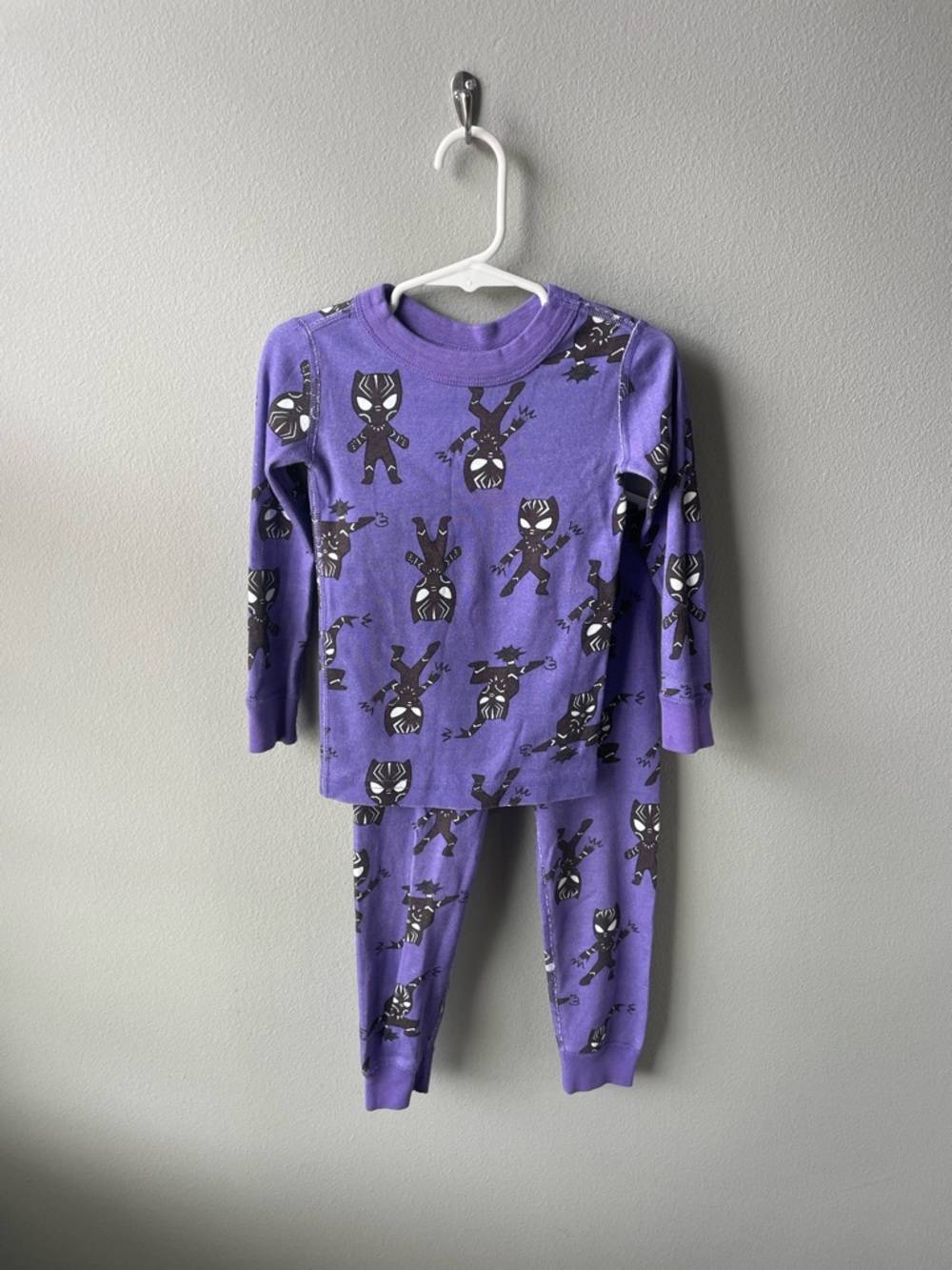 Hanna Andersson Marvel Black Panther 100% Cotton Long Sleeve Pajama Set